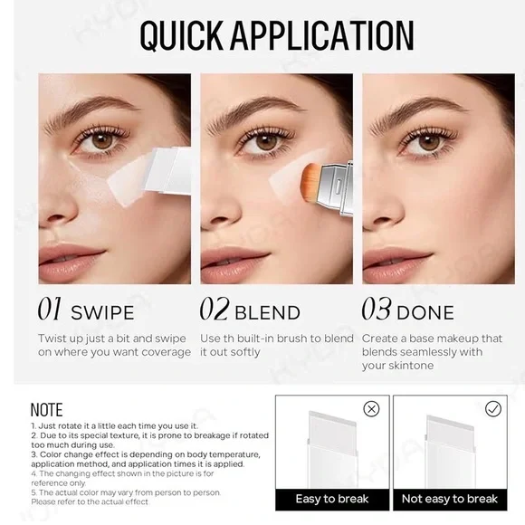 KYDA Color-Changing Foundation Stick — Natural - Picture 7 of 9